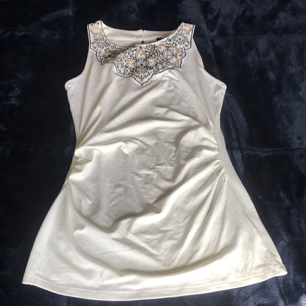 White House Black Market Embellished Tee